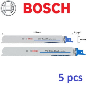 보쉬 PRO 컷쏘날 S1137HBF 5개 두꺼운 금속파이프 프로파일 절단 컷소날 225MM