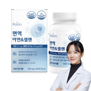 셀레늄 아연 영양제 항산화 면역 60정, 1개