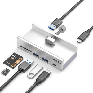 편리한 알루미늄 클립형 탁상용 USB3.0 고속 멀티포트 확장 장치 USB 허브