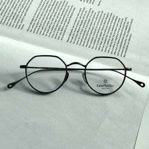 가메만넨 KMN7310 MBK 블랙 코받침 티타늄 고도수 가벼운 안경테