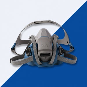 3M 6502QL 반면 마스크 방독 방진 산업용 필터 용접 흄 가스 쓰리엠 반면형 10개