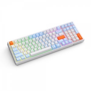 GDEVIL G818 ATLAS 광축 98키 완전 방수 게이밍 기계식 키보드 화이트스카이