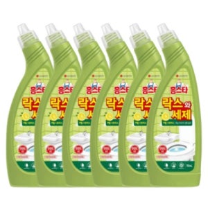 락스와 세제 허벌시트러스 750ml, 6개