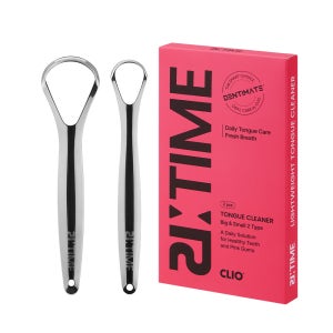 크리오 덴티메이트 리타임 올스테인리스 420 백태제거 혀클리너 스푼타입 2입 1세트