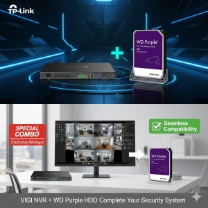 티피링크 VIGI NVR4016H 16채널 비디오 CCTV 녹화기+WD 4TB HDD