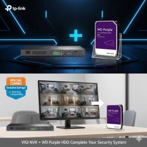 티피링크 VIGI NVR4064H 64채널 CCTV 비디오녹화기+WD 4TB HDD