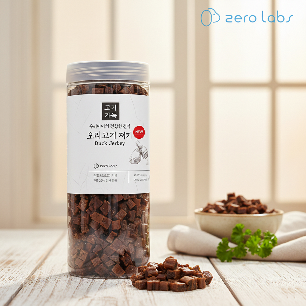 제로랩스 <b>웰니스</b> 고기가득 강아지간식 애견간식 오리고기, 1kg, 1개