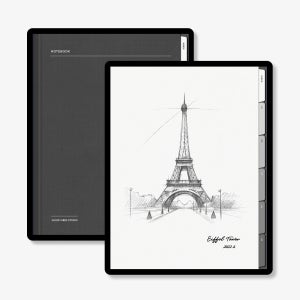 굿노트 에센셜 노트 PDF 6종·10종 / 블랙 · 라인·모눈·코넬 노트 속지