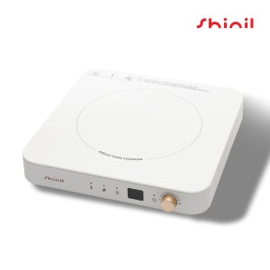 신일 1구 인덕션 전기 레인지 가정용 휴대용 업소용 탕비실 캠핑 프리스탠딩, 화이트