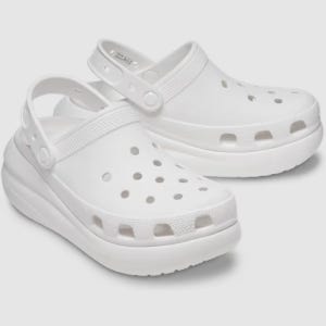 크록스 크러쉬 클로그 화이트 207521-100