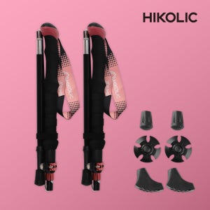 등산스틱 2개 1세트 두랄루민 7075 튼튼한 접이식 5단 노르딕워킹 10세트