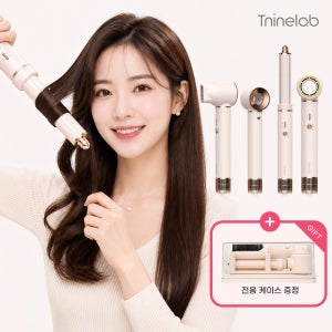 티나인랩 헤어스타일러 BLDC 에어브러쉬 자동 컬링 가벼운 234g 미니 드라이기 티니롤