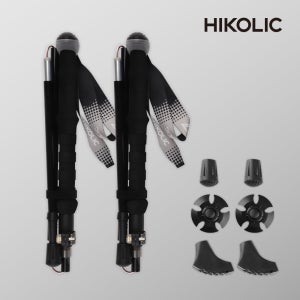 등산스틱 2개 1세트 두랄루민 7075 튼튼한 접이식 5단 노르딕워킹 4세트