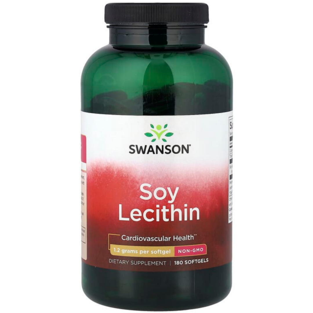 스완슨 대두 <b>소이 레시틴</b> Soy Lecithin 소프트젤 180정