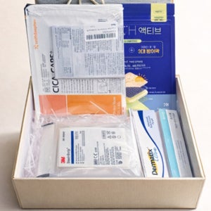 제왕절개 수술후 갑상선 흉터 관리 겔로이드 상처 케어 세트 시카케어 흉터밴드