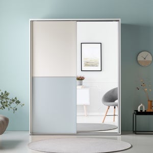 파로마 네오 카로프 슬라이딩 투톤 거울옷장 1100