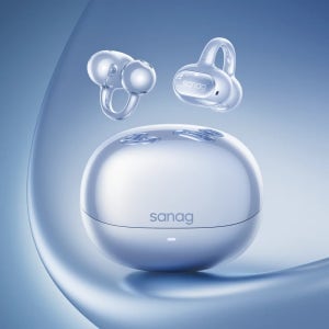 Sanag S8S 오픈형 무선 이어폰 AI번역 파란색