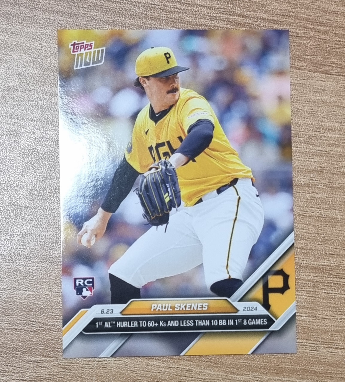 폴 스킨스 루키카드 2024 TOPPS NOW PAUL SKENES NO-334 MLB카드
