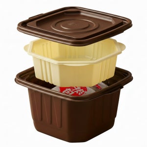 비화식 발열도시락 1칸 발열팩 발열용기 세트 라면 음식 가열 등산 낚시 캠핑 백패킹