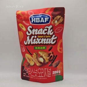 HBAF 바프 스낵 믹스넛 오리지널 200g x 4개