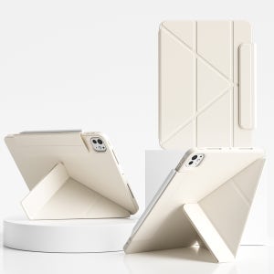 리나린 3Y 폴리오 케이스 크림 화이트, 아이패드 프로 33cm(13인치) M4-M5