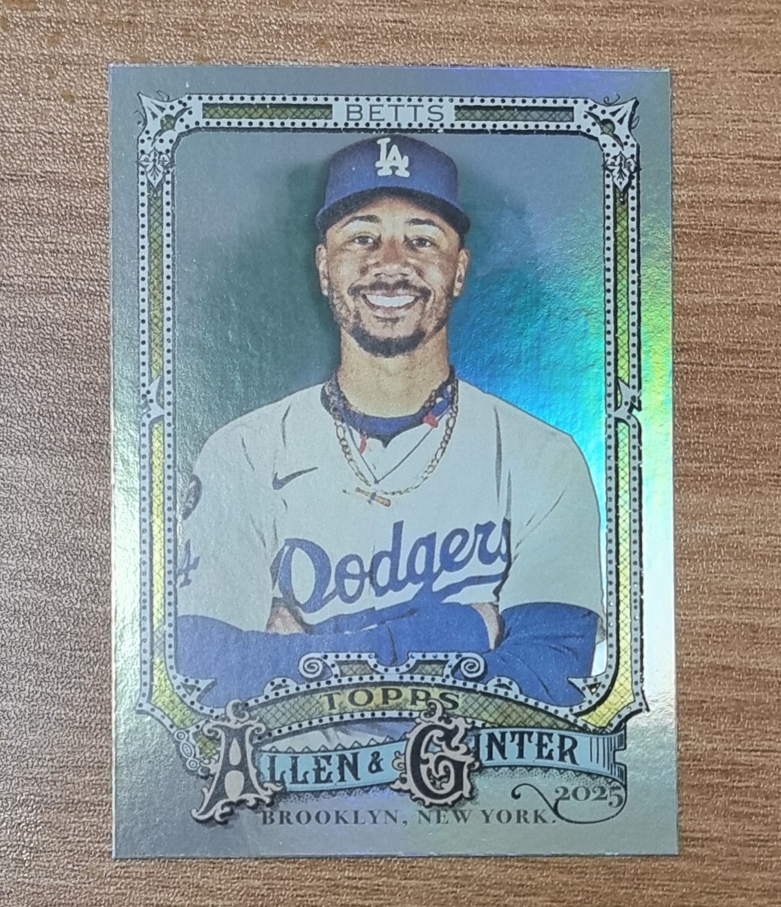 무키 베츠 Mookie Betts 2025 Topps Allen & Ginter Silver Foil NO-80 MLB카드
