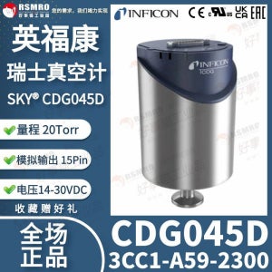 3CC1-A59-2300 INFICON 진공 압력 게이지 CDG045D 20Torr14-30VDC