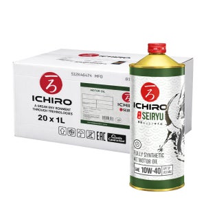 이치로 엔진오일 20통 1박스 세이류 10W40 MA2 100% 합성유 오토바이