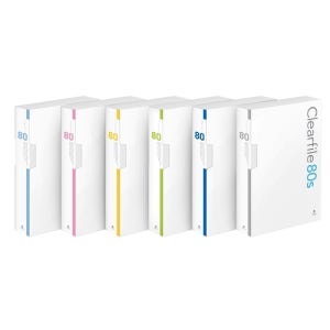 문화 80매클리어화일F525A-7 하늘 1개