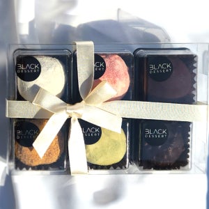 블랙디저트 두바이 쫀득 쿠키 세트 수제 디저트 선물 6구