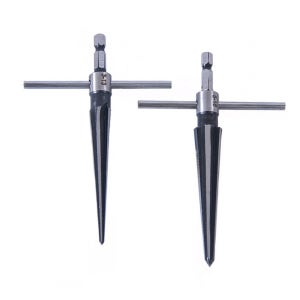 GRERNER 목공용 테이퍼 리머 드릴비트 확공 공구 육각생크 3-13mm +5-16mm