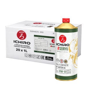 이치로 엔진오일 20통 1박스 세이류 10W60 100% 합성유 PAO ESTER 오토바이