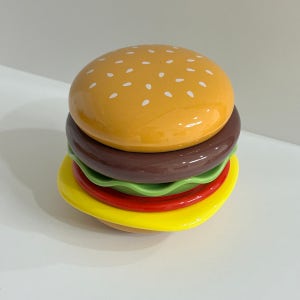 뽀또오브젝트 햄버거 플레이트 set