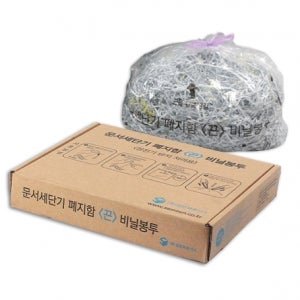 삼은파트너스 문서세단기 폐지함 끈 비닐봉투 20L용 1박스