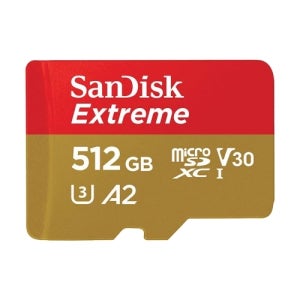 샌디스크 메모리카드 MicroSDHC Extreme A2 512GB 1개