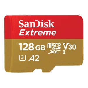 샌디스크 메모리카드 MicroSDHC Extreme A2 128GB 1개
