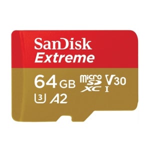 샌디스크 메모리카드 MicroSDHC Extreme A2 64GB 1개