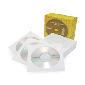 CD DVD종이케이스(흰색) 100장입 1갑