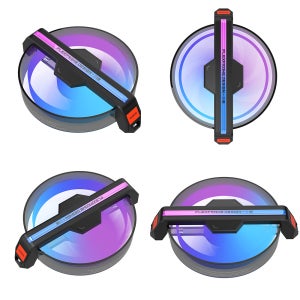 ALSEYE DM12-B 케이스 쿨러 Clear Frame 블랙, 1팩