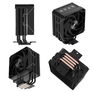 ALSEYE Q120S Plus 컴퓨터 CPU 디지털 공랭쿨러 쿨링팬 120mm