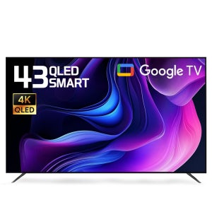 티브이지 109cm(43인치) QLED 4K UHD 스마트TV 1등급티비 중소기업TV