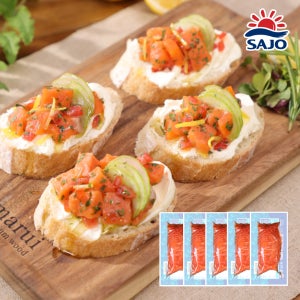 [사조씨푸드] 훈제연어 슬라이스 5팩