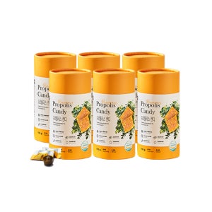 뉴트라라이프 프로폴리스캔디 국내산 목캔디 135g, 6개