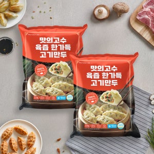 만두 딤섬 만둣국 야끼 물 교자 냉동 군 고기만두, 2kg, 2개