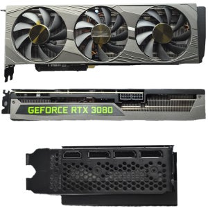 NVIDIA 지포스 RTX 3080 D6X 10GB 3팬 미사용 벌크