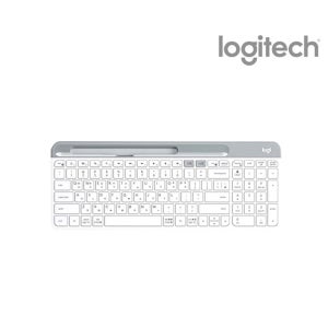 로지텍 K580 슬림 블루투스 무선 미니 키보드 오프화이트