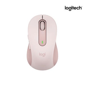 로지텍 M650 시그니처 블루투스 무선 무소음 마우스 미디움 로즈핑크