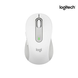 로지텍 M650 시그니처 블루투스 무선 무소음 마우스 미디움 오프화이트