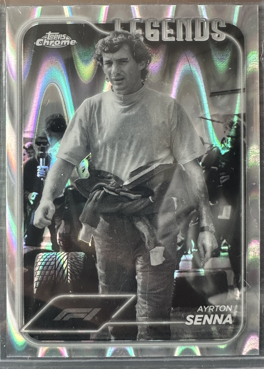 2024 F1 아일톤 세나 카드 TOPPS CHROME 카드 탑스 크롬