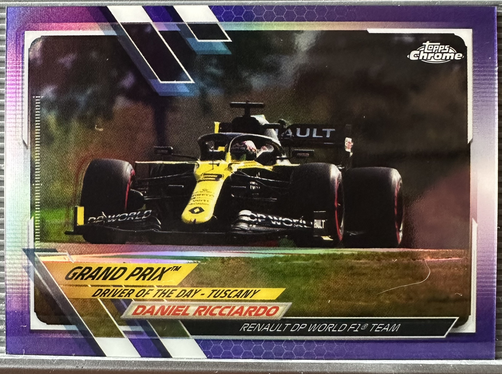 2021 F1 다니엘 리카르도 332/399 TOPPS CHROME 카드 탑스 크롬